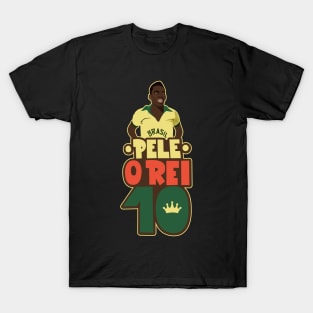 Pele - O Rei - FC Santos T-Shirt